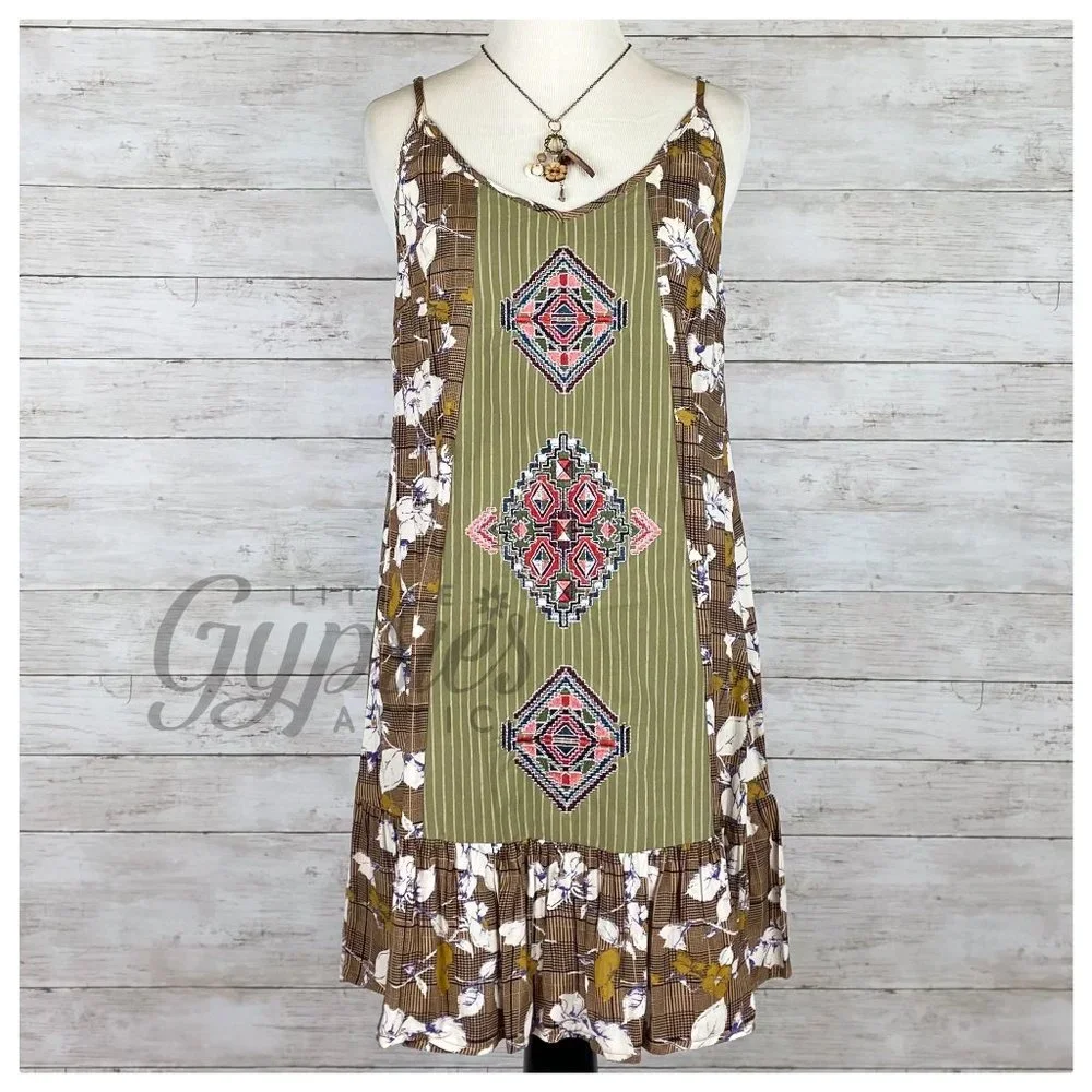 Entro Mixed Media Tunic Dress - Picture 5 of 14